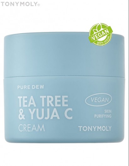 Tonymoly Pure Dew Tea Tree & Yuja C Purifying Cream